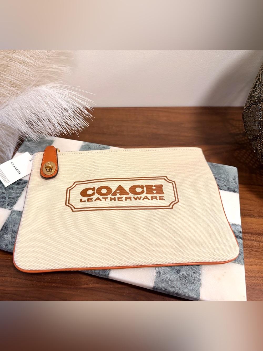 Coach Turnlock Pouch